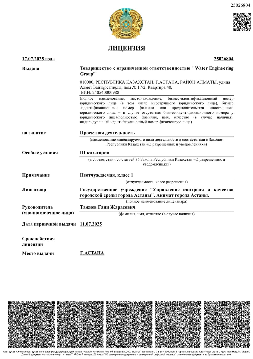 Лицензия на проектирование — Проектная деятельность